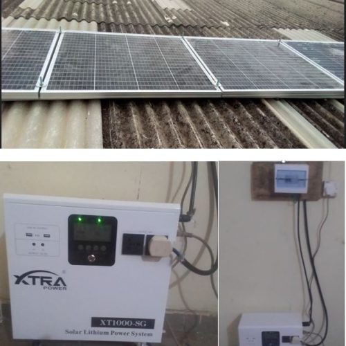 IkW Solar Generator project executed  @ private home Alagbado Lagos State