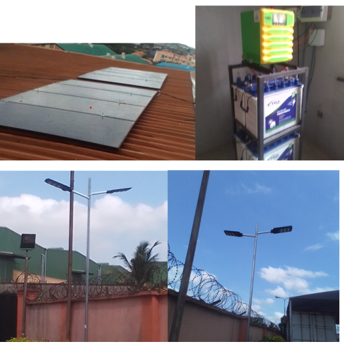 2.8kW Solar power project and street lighting executed @ LivingProof Sango Ota Ogun State